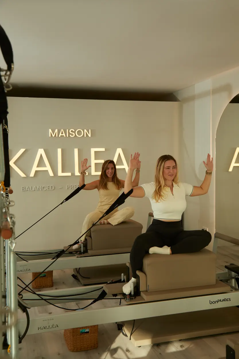 Pilates practice at Maison Kalléa, Lusail